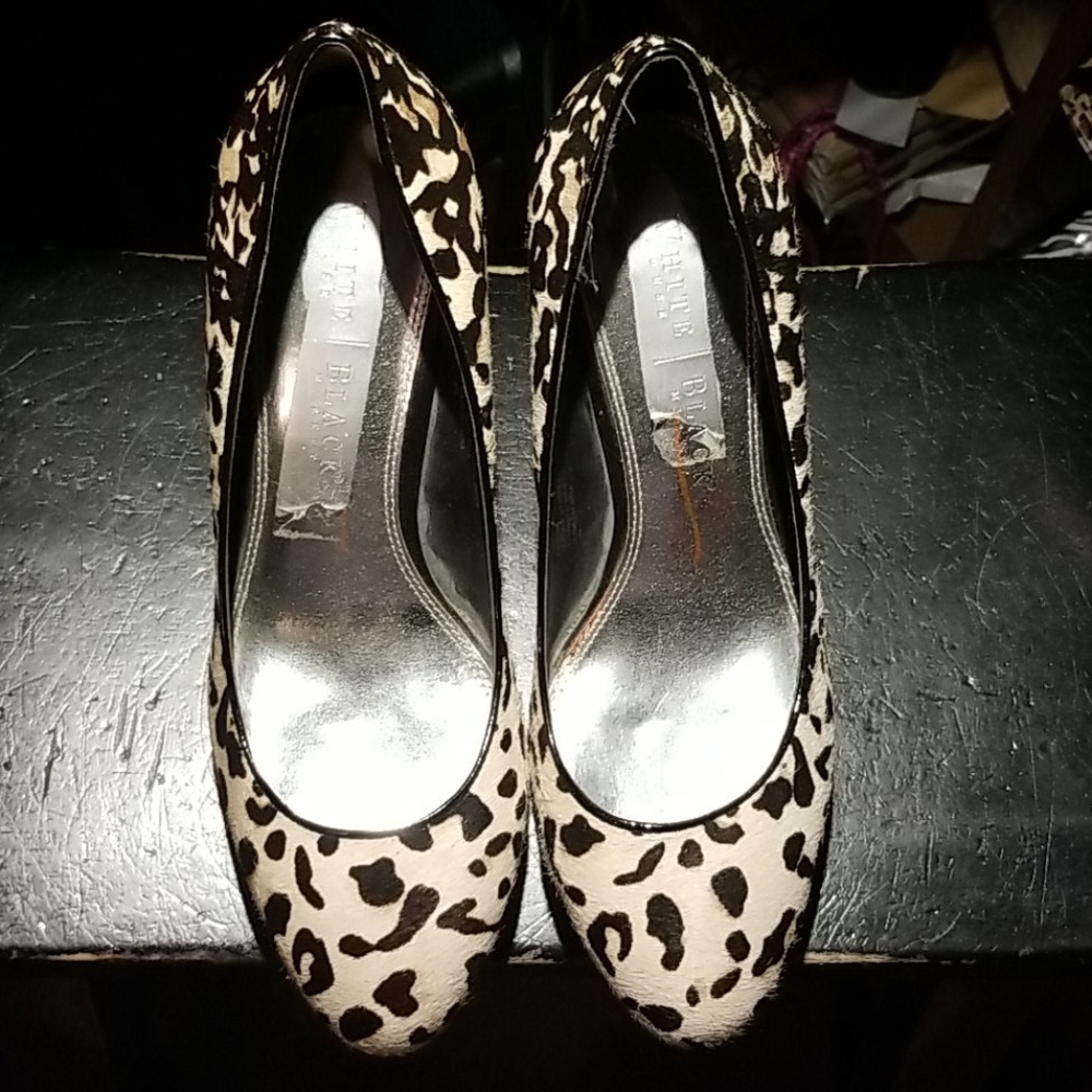 Pony Hair leopard Heel shoe pump